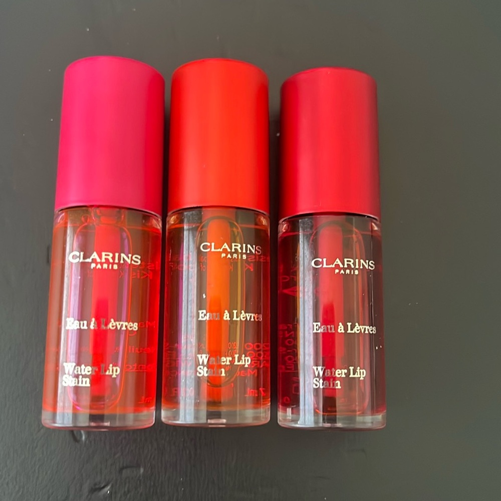 NWOT Clarins lip stains all 3 for price of one!